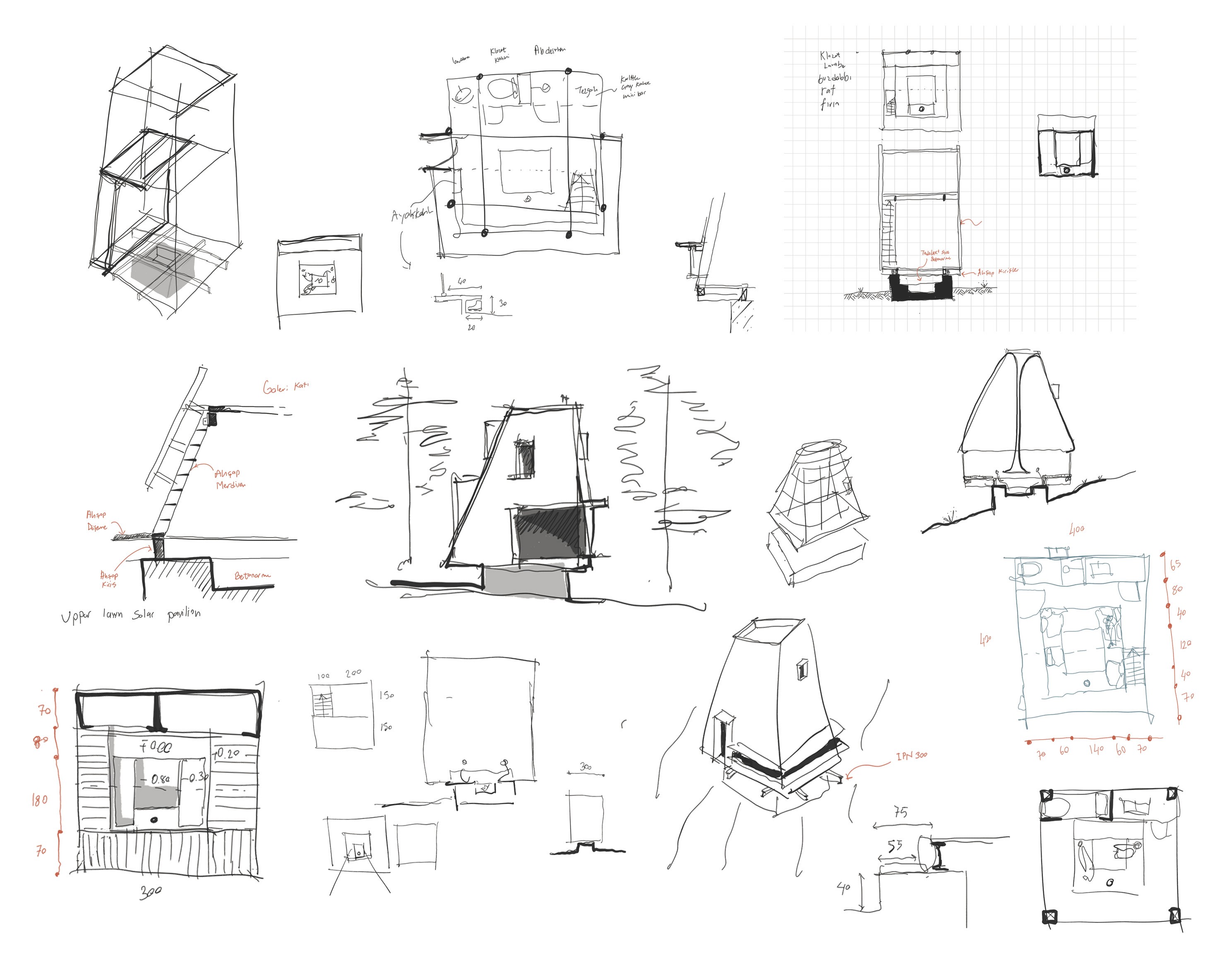 cabin_in_woods_project_explain_ediz_demirel_works_edworks_architecture_studio_sketches_sketch_eskiz_edwork