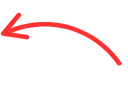Curved red hand-drawn arrow pointing left