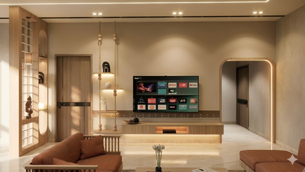 Project showcase image featuring a modern, refined interior.
