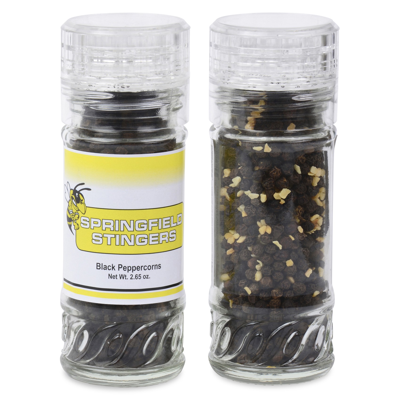 Black pepper spice jar set food product image