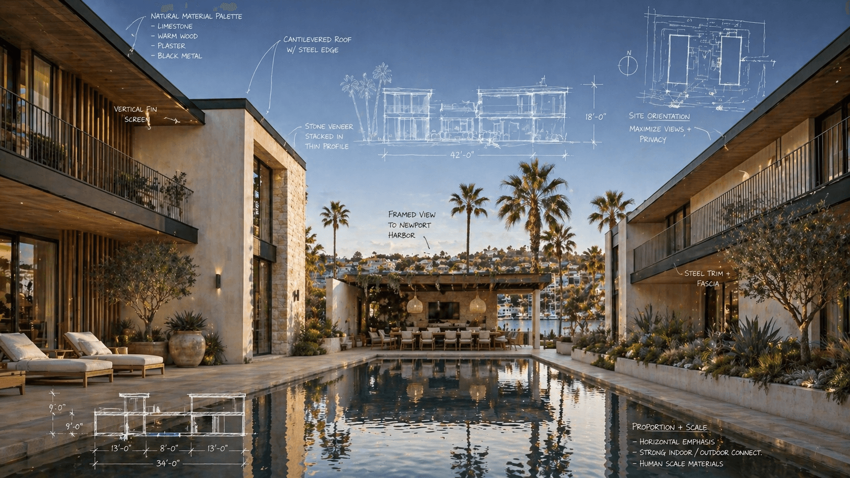 Luxury Custom Home Design-Build Project | Architect-Builder Coordination