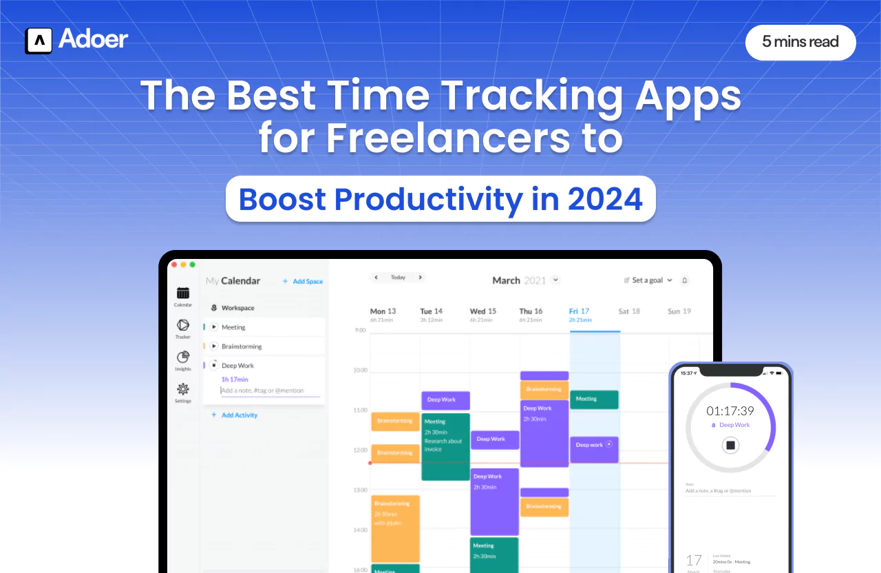 best time tracking app for freelancers​