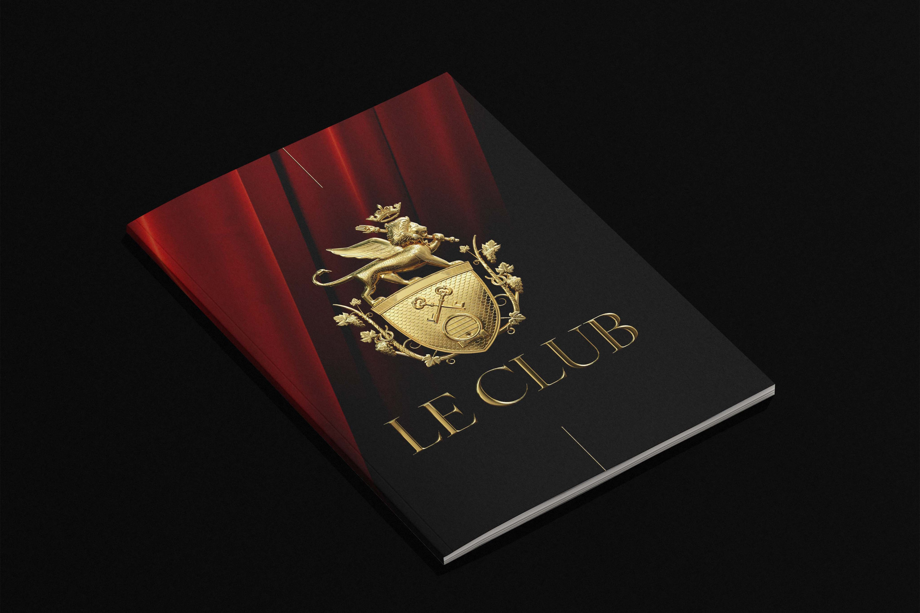 Magazine cover design for Le Club