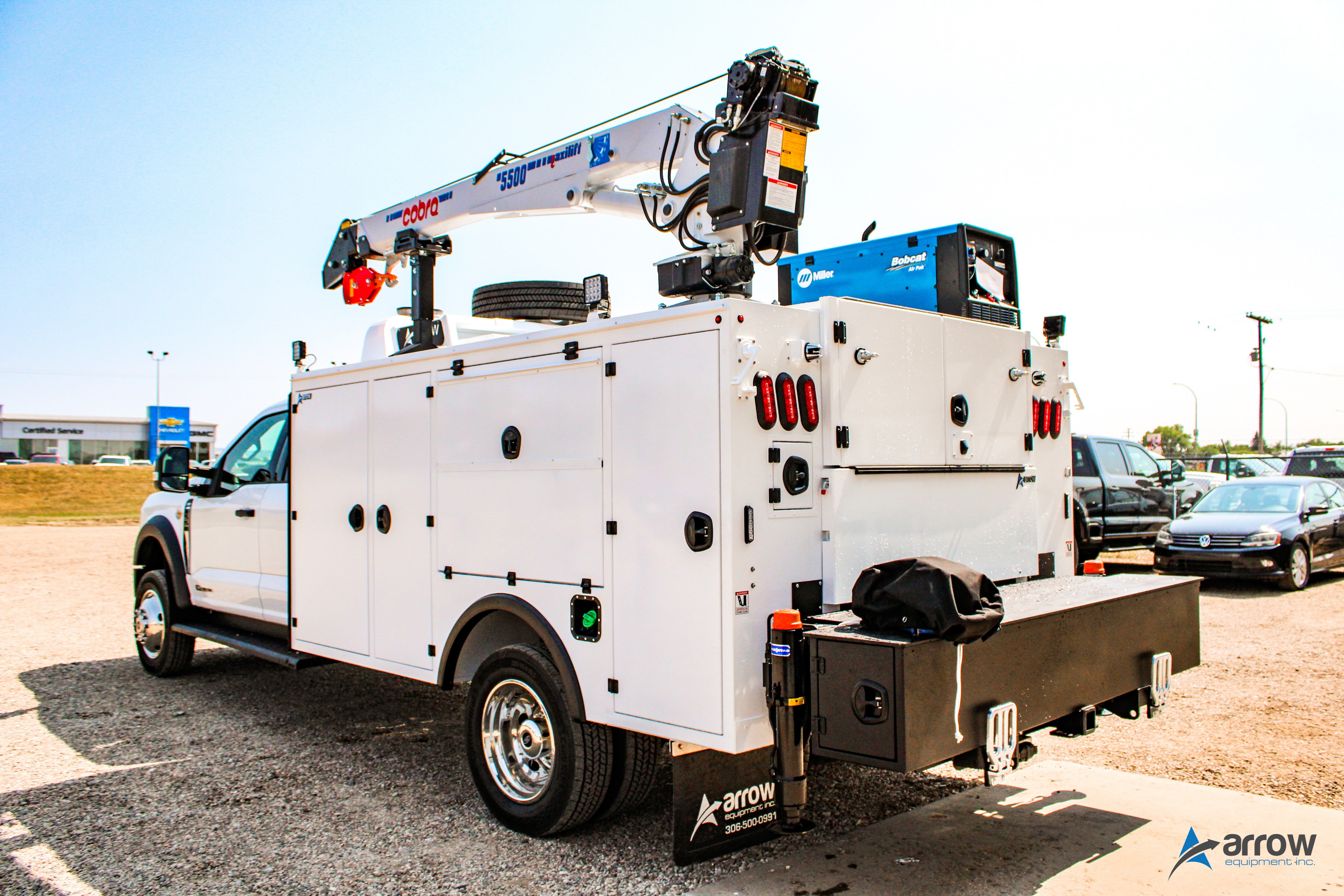 ArrowMax-equipped mechanics service truck