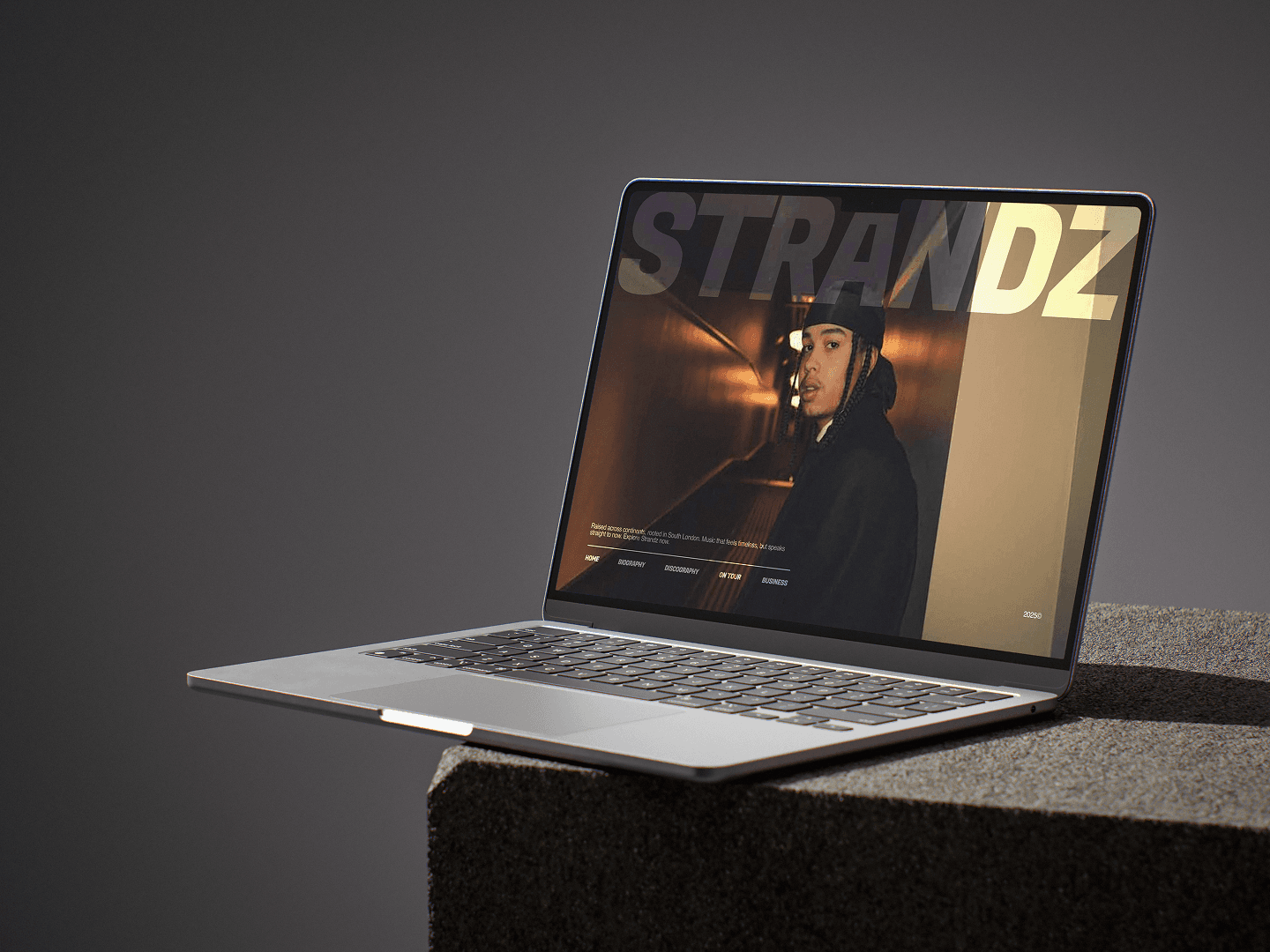 Mockup Strandz Hero Page