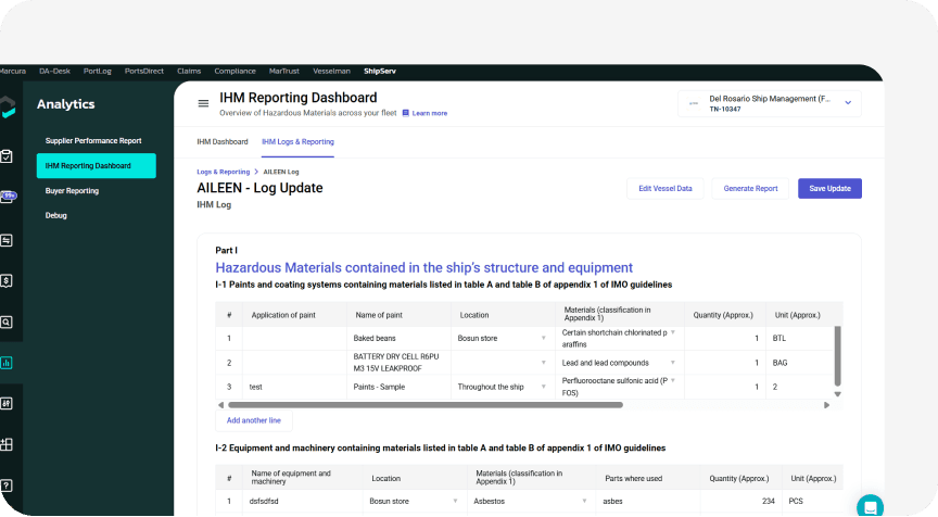 Screenshot of a web interface displaying data with various input fields and options for user interaction.