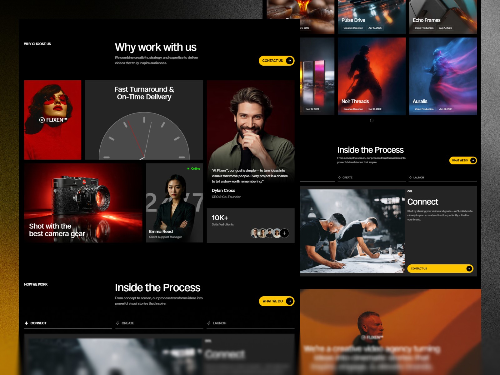 Flixen Framer Agency Template