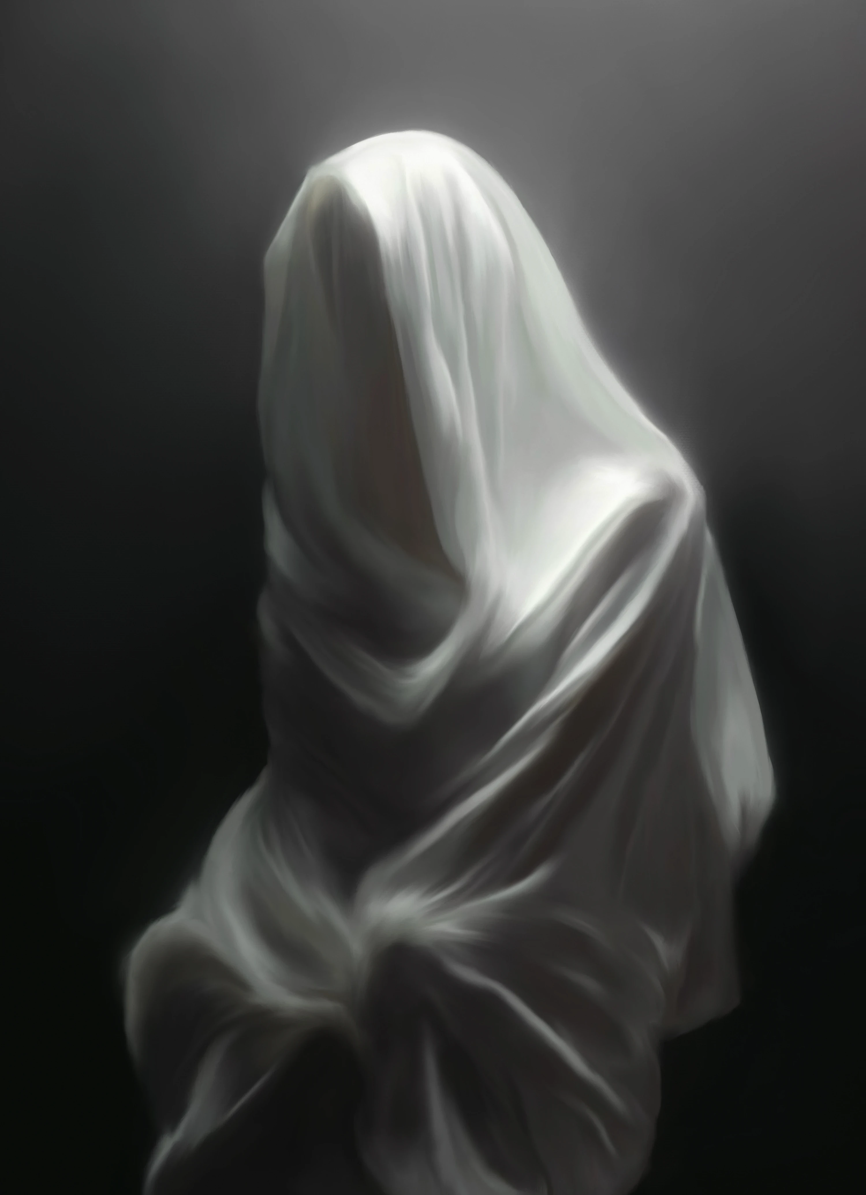 Girl on light