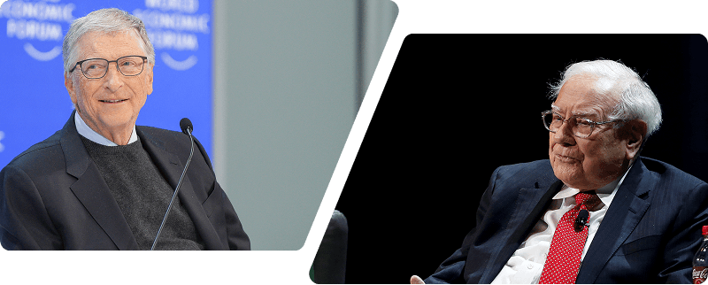 Bill Gates & Warren Buffett entrepreneurs