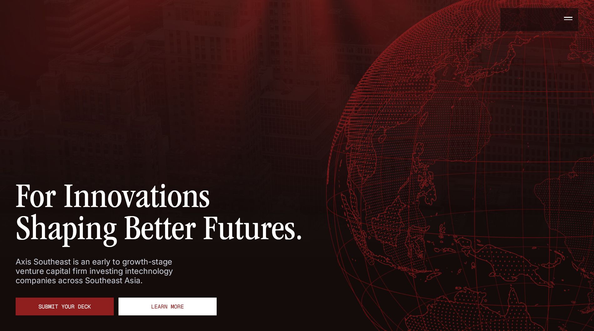 Redesigned hero section