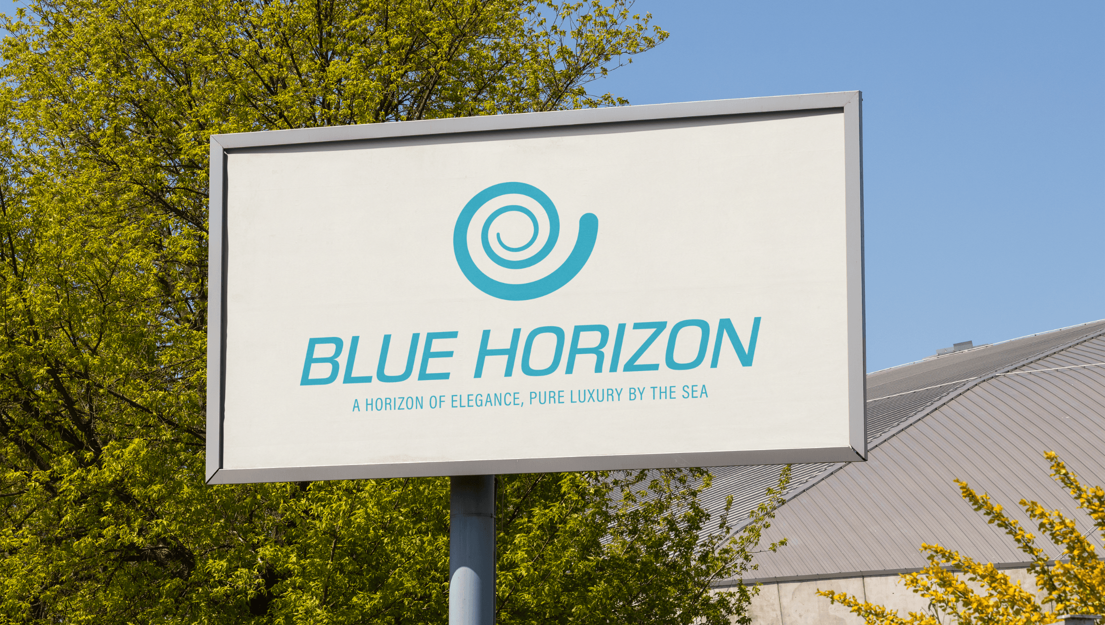 Blue Horizon Mockup