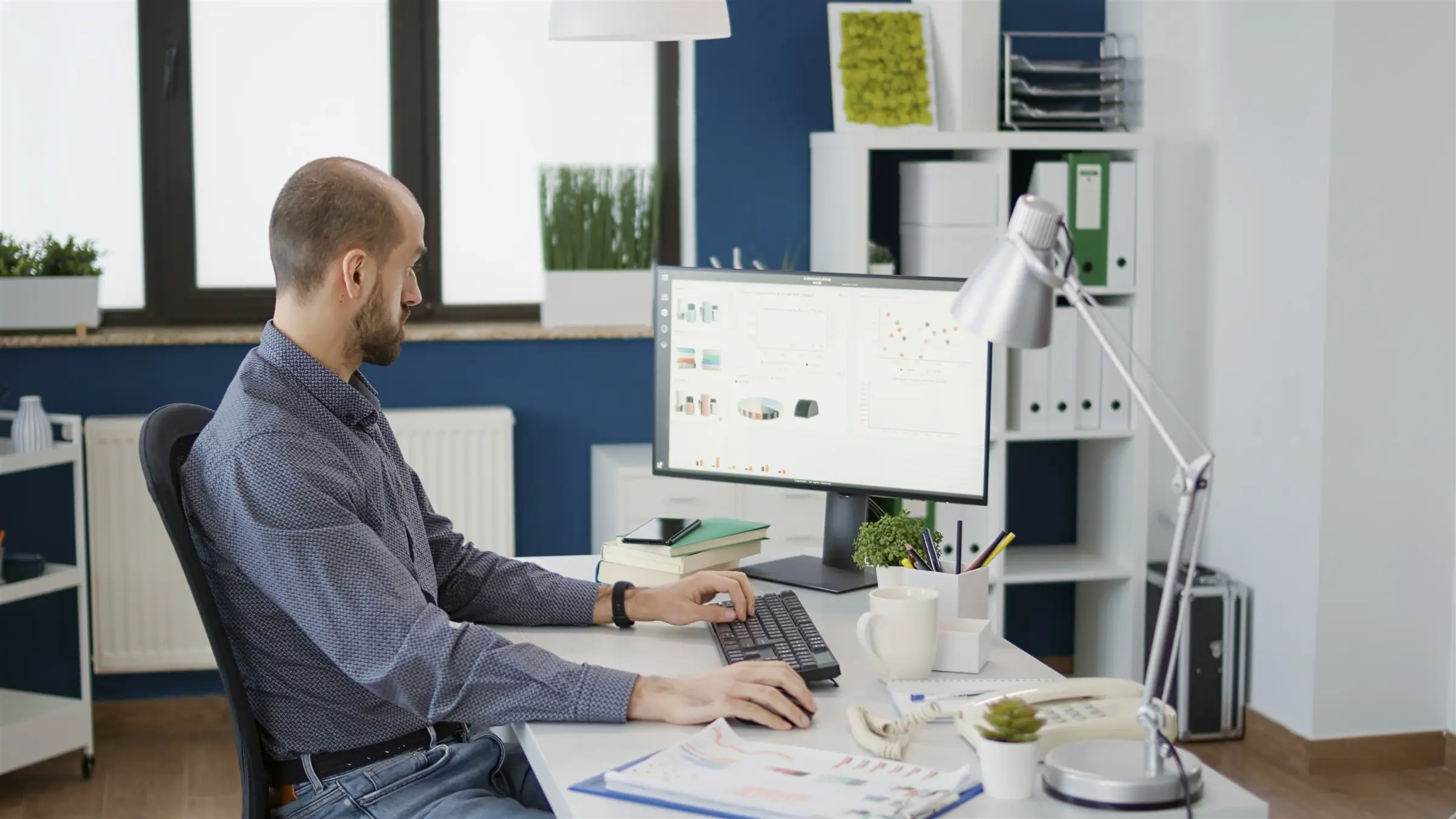 KGT engineer building the website AI assistant around the business