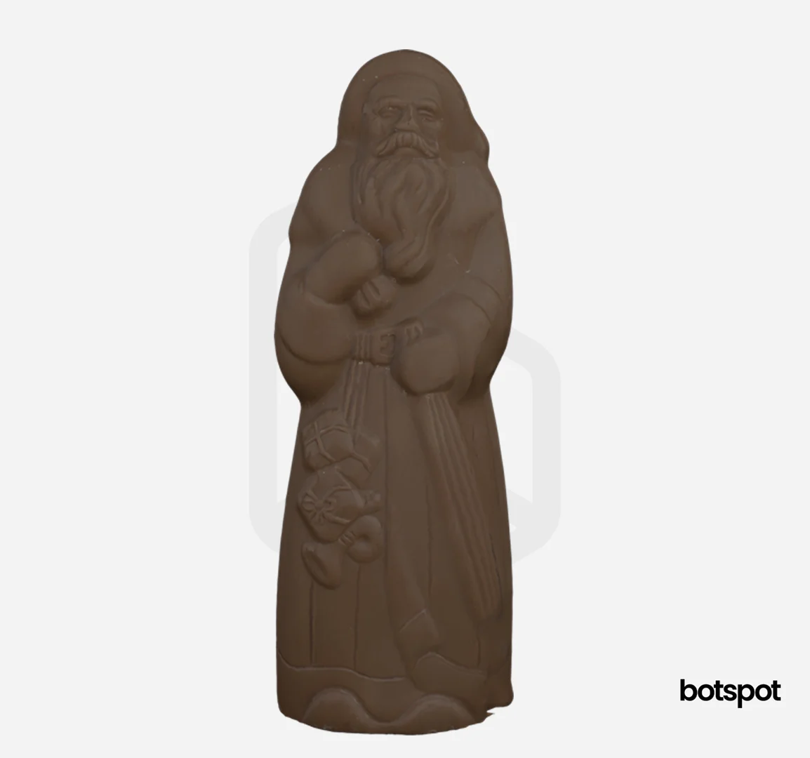 Screenshot of the Santa Claus chocolate without wrapping.