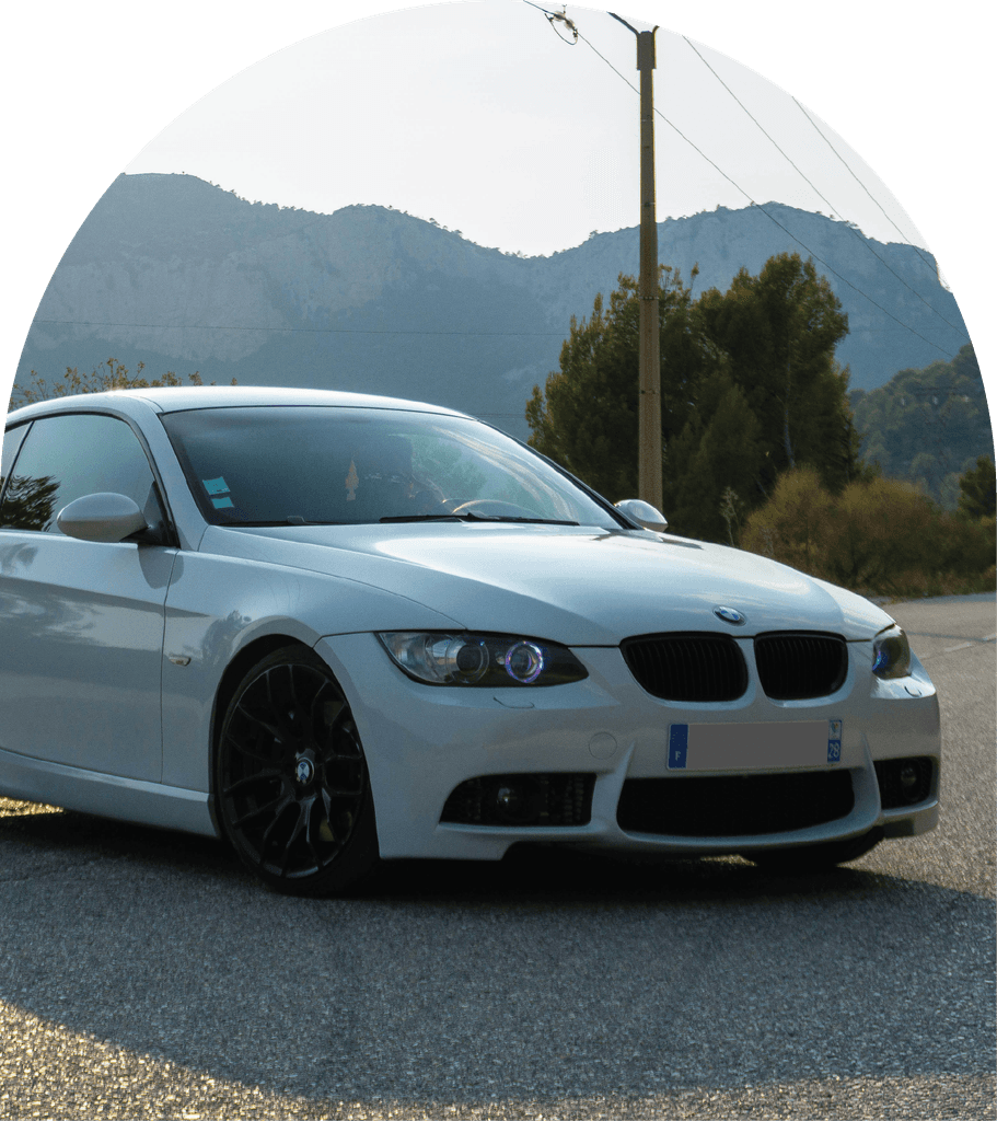 African man smiling on phone