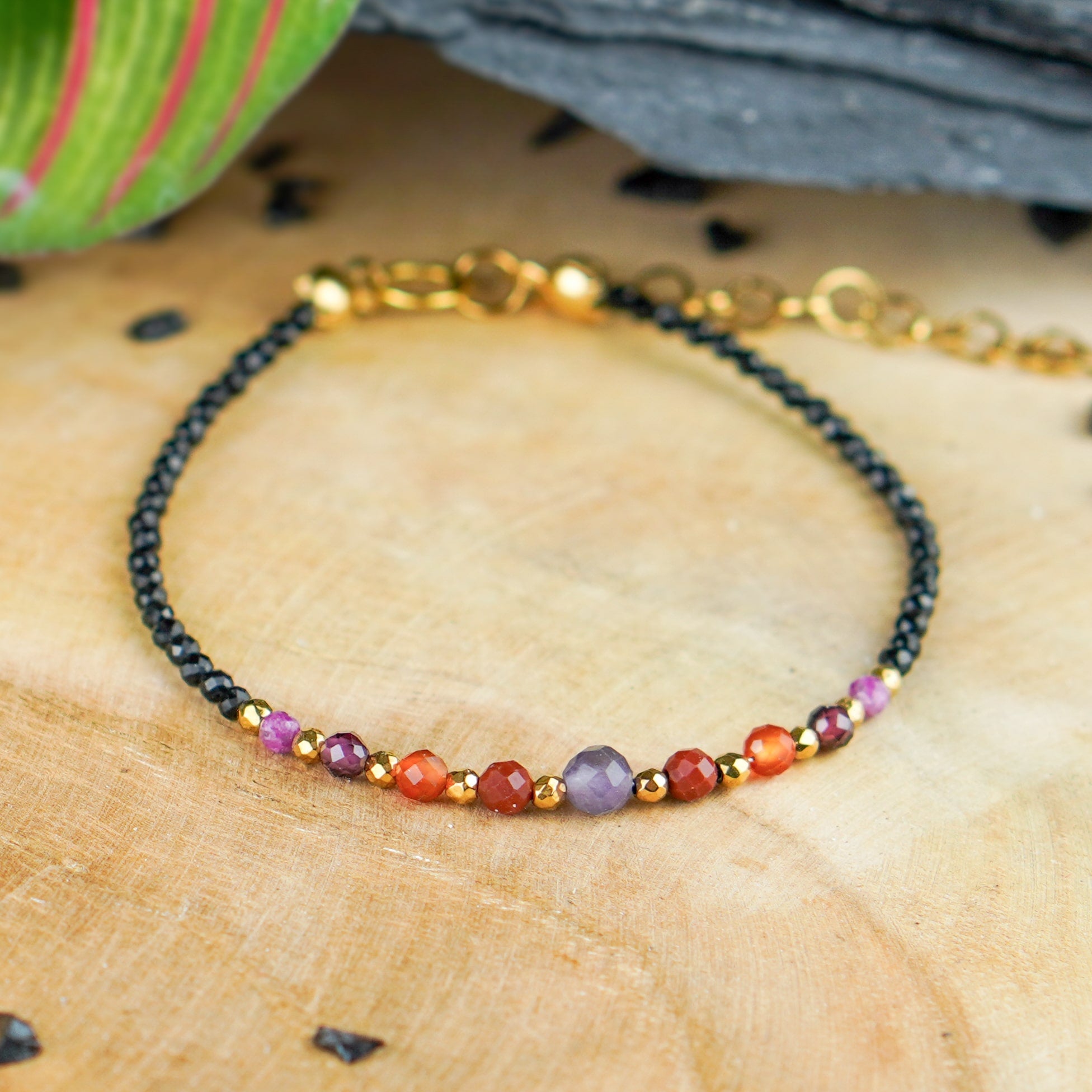 Damska bransoletka z kamieni naturalnych szlachetnych dla zodiakalnego Barana