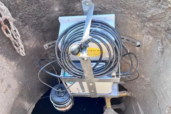 水位計可以監測水位上升狀況，提早加強防災應變。圖／縣府提供