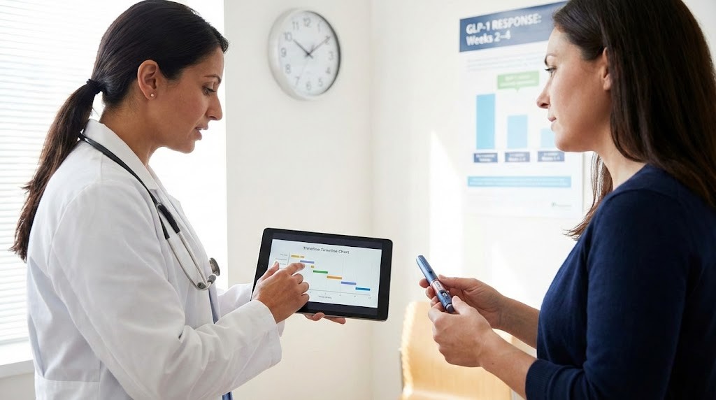 How long does it take for GLP-1 to start working