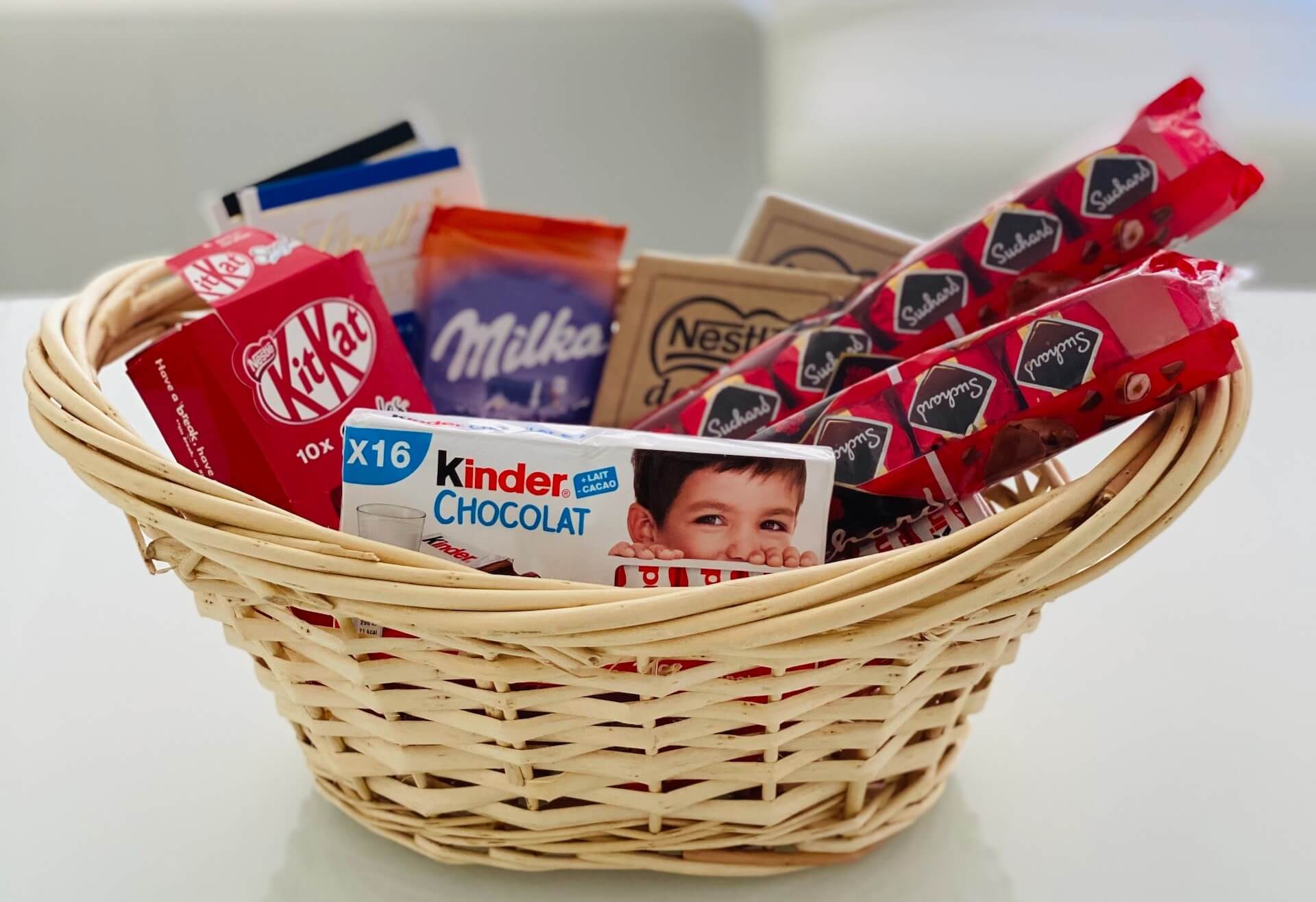 welcome pack chocolate