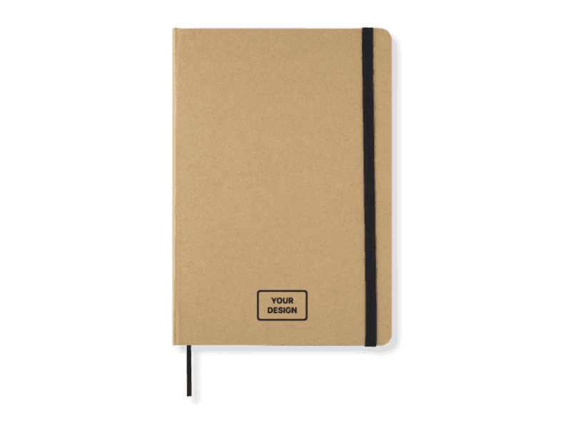 Eco-friendly kraft notebook for corporate gifts and employee giveaways