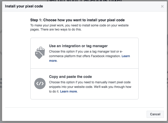 install facebook pixel code