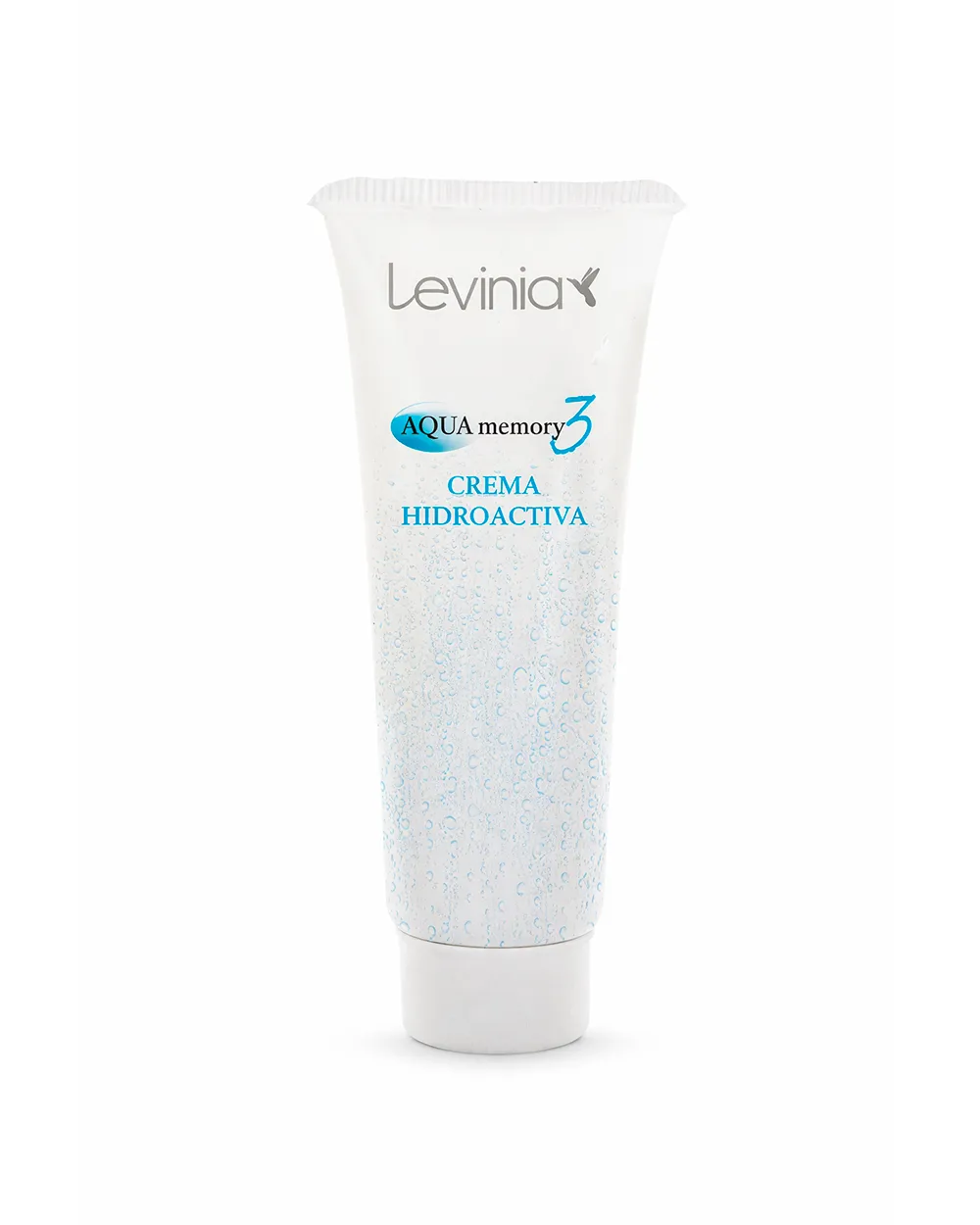Crema hidroactiva Aquamemory de Levinia para hidratación facial diaria