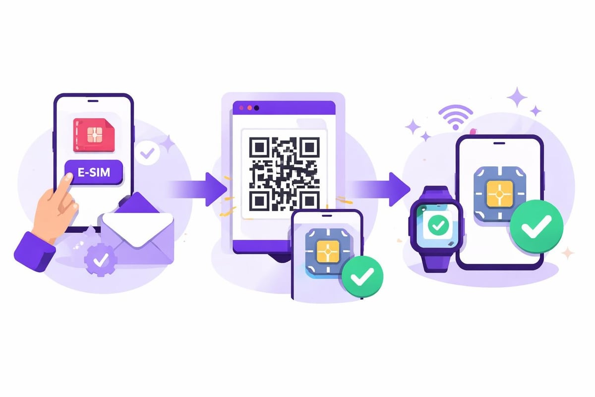 Three UK eSIM activation process
