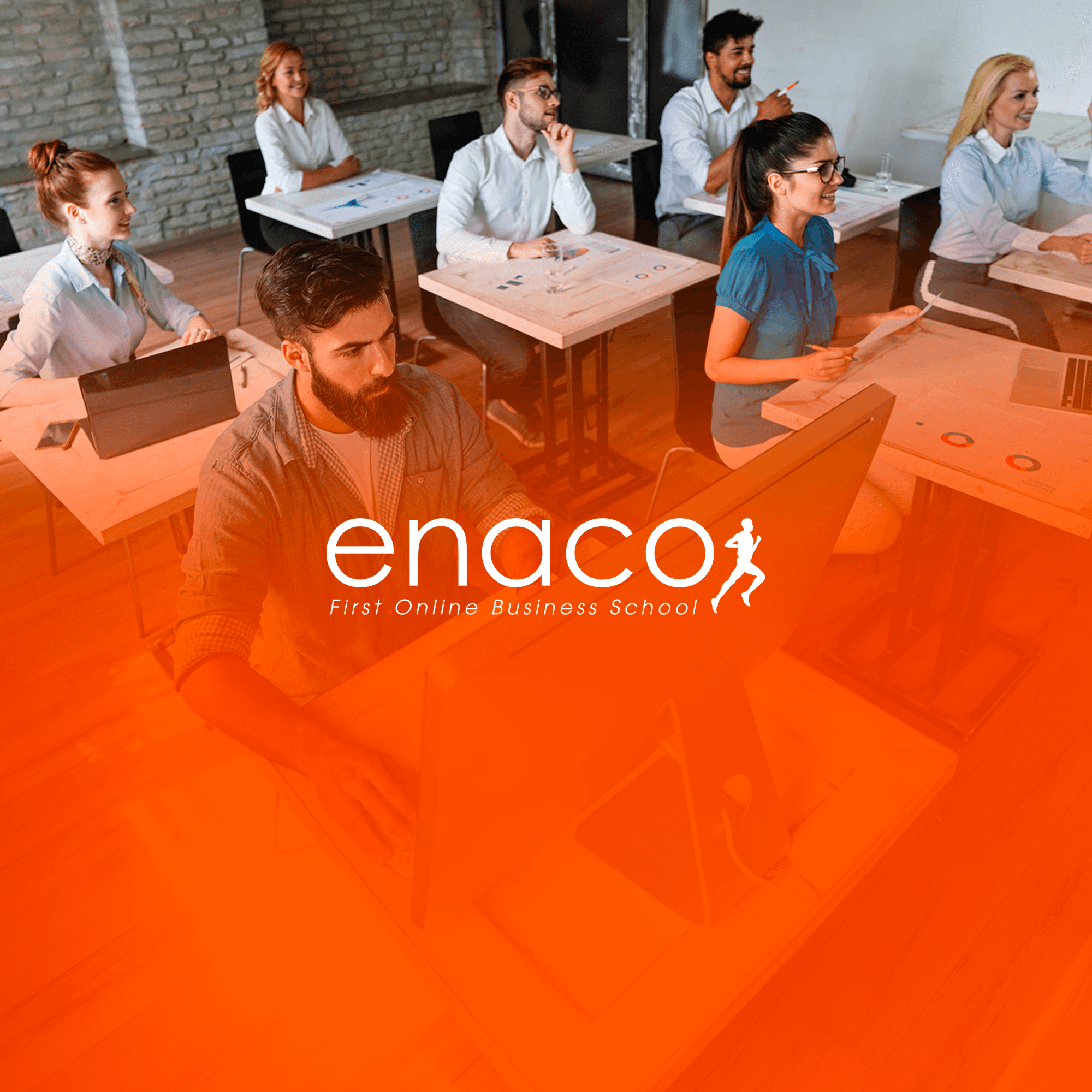 Logo de l'école Enaco, client de l'agence Buddy pour sa stratégie Social Ads