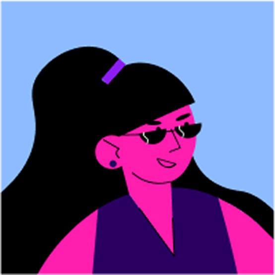 Ilustración de un avatar que representa a uno de los participantes reales del estudio de usabilidad de ASAMEN; se utiliza para anonimizar y caracterizar a los usuarios que proporcionaron retroalimentación durante las pruebas del prototipo.