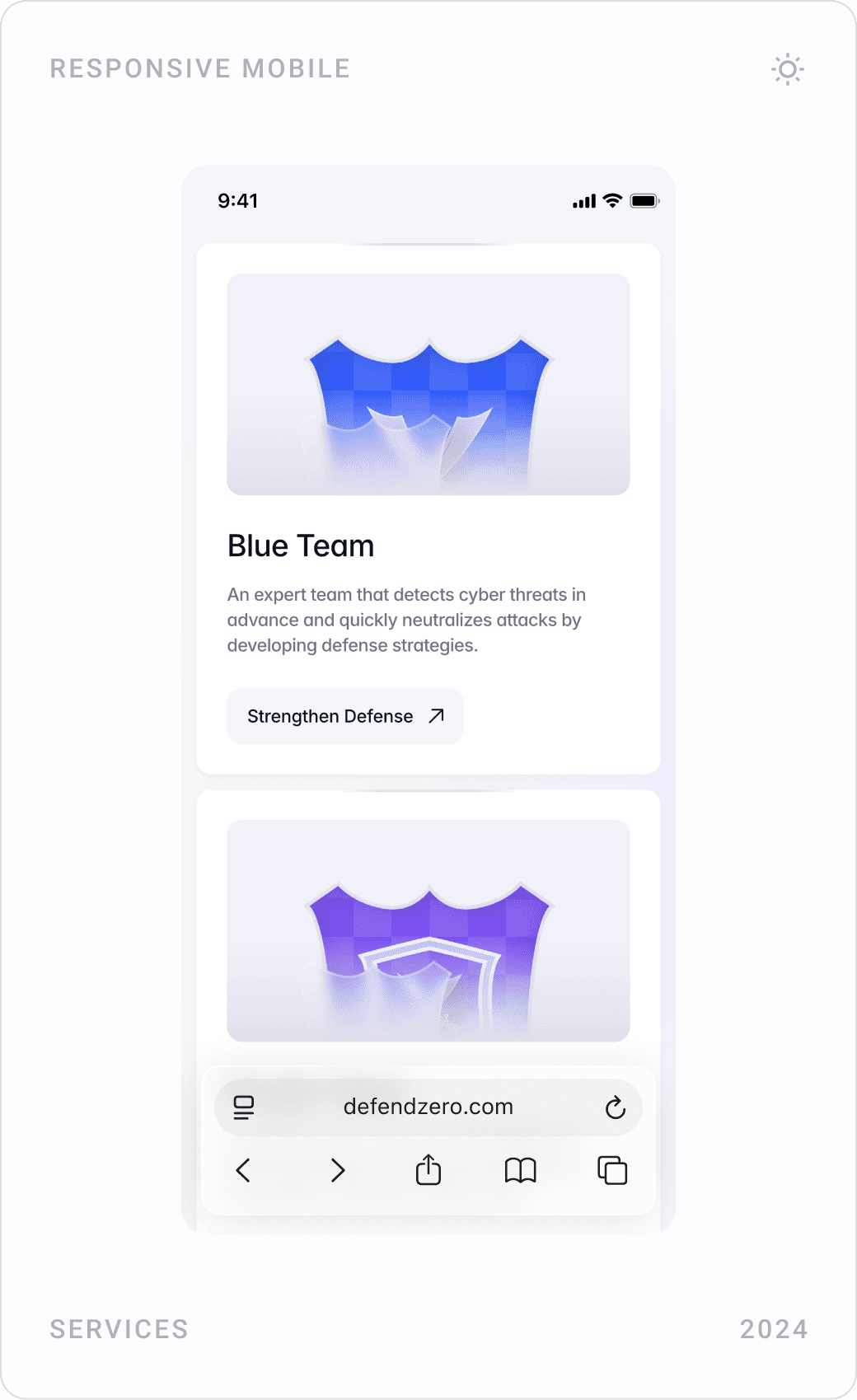 Structured Mobile Security Module Screen Design