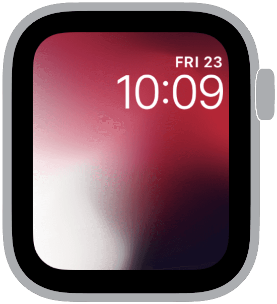 an apple watch face from the gradient collection