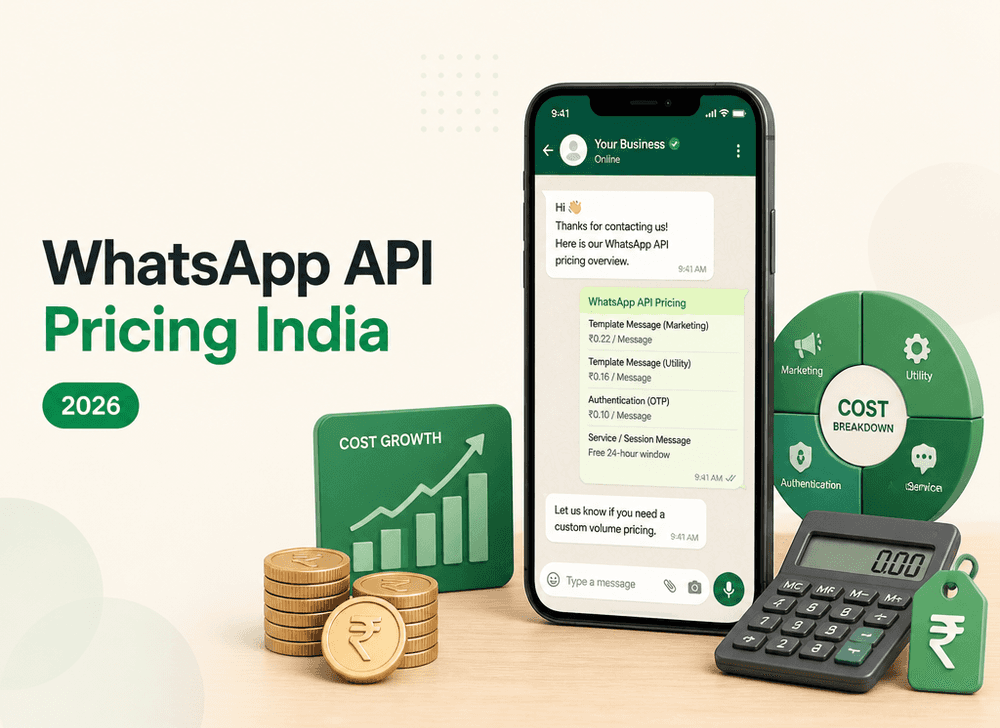 WhatsApp API Pricing India 2026 cost breakdown