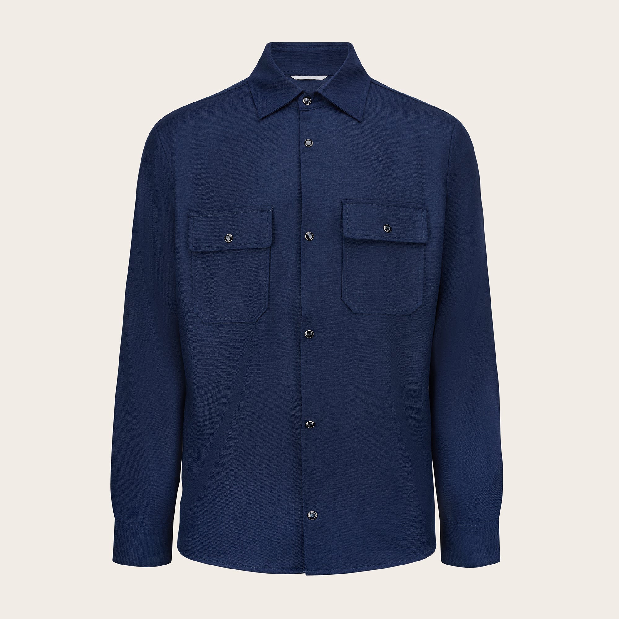 Virgin Wool Light Overshirt Marco Pescarolo - Mandelli UK