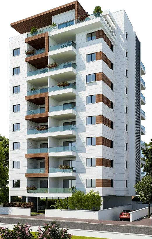 בניין מגורים חדש מקבלן בנייה