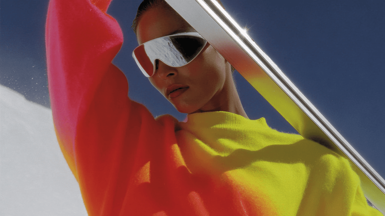 Low-angle 24mm shot of fashion silhouette, Distorted perspective, Handheld reportage aesthetic, Sovereign Visual Engineering, Engineered by Aventi