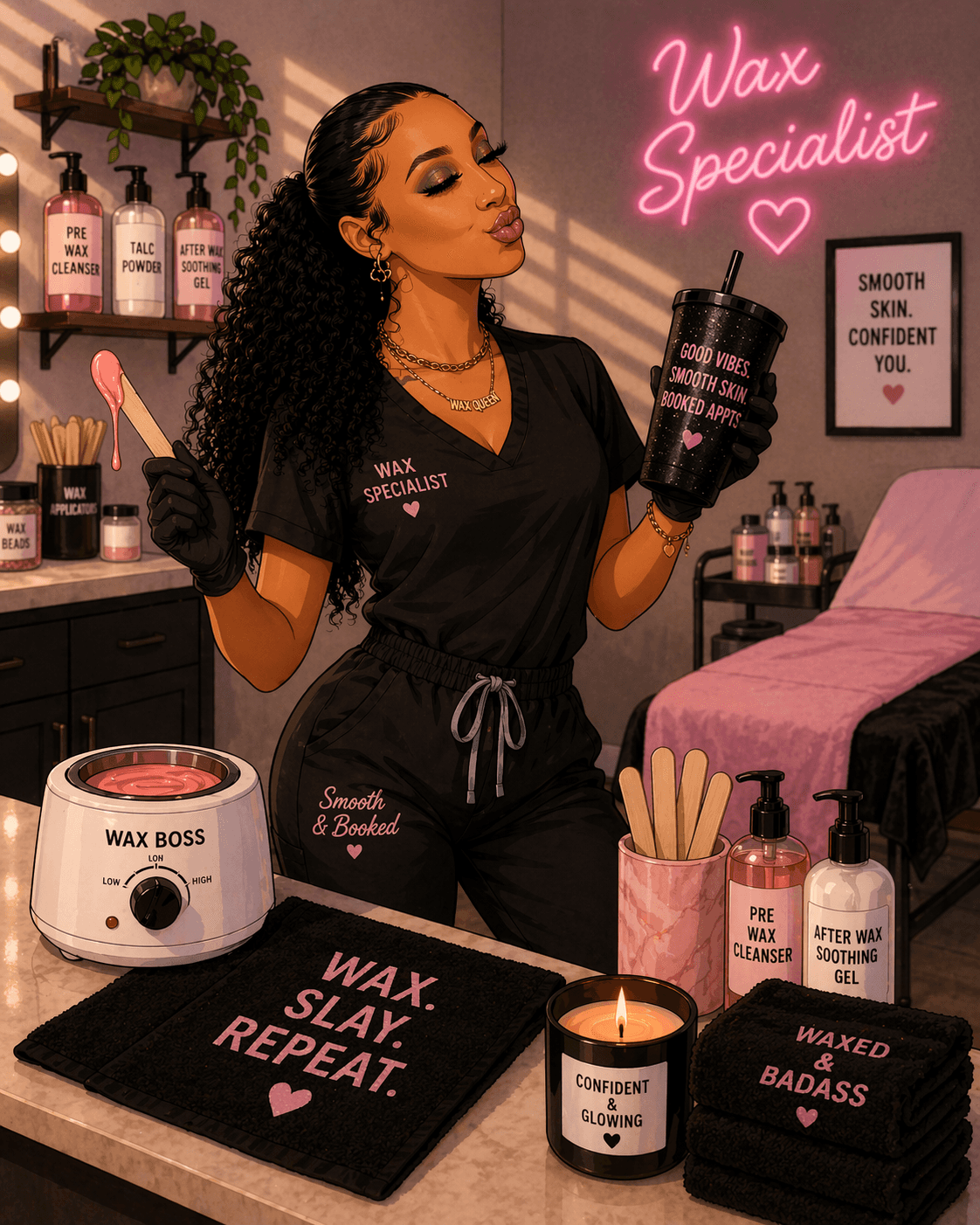 Woman applying skincare on her face