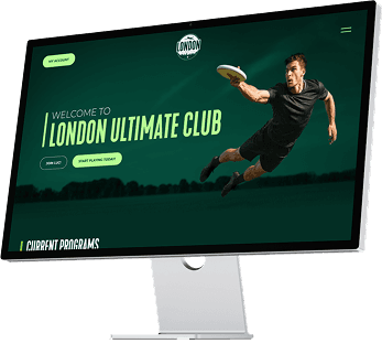 Website mockup on desktop showing the refreshed LUC homepage.