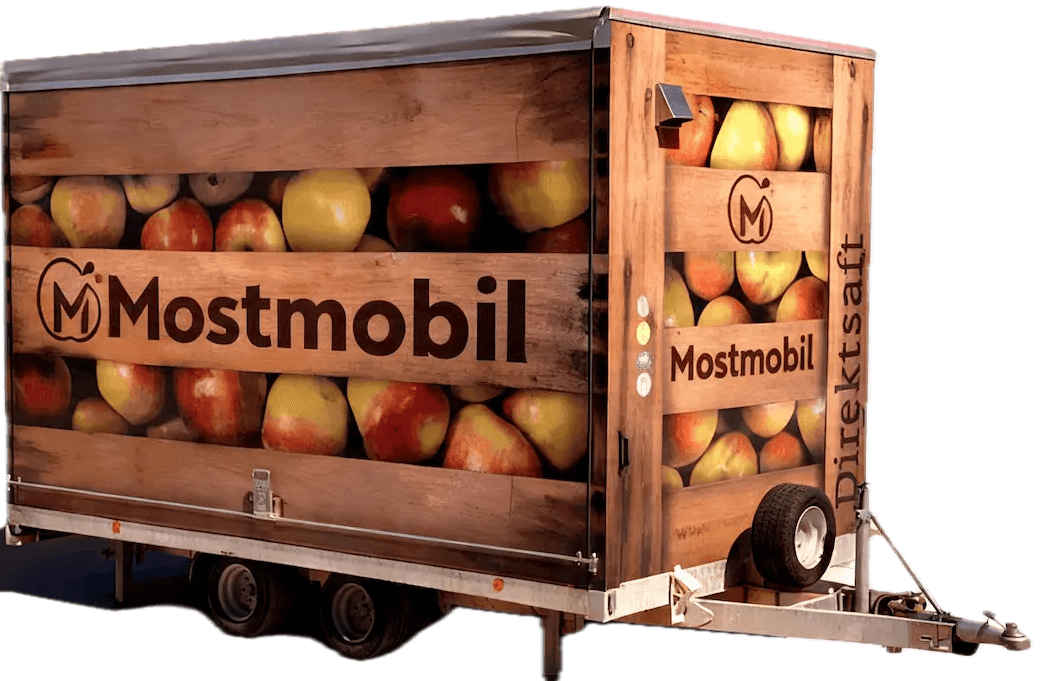 Mostmobil wagen der Mobilen Mosterei