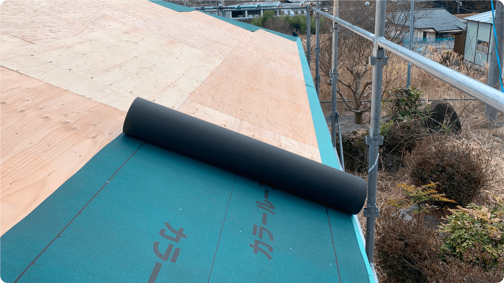 ルーフィング葺き