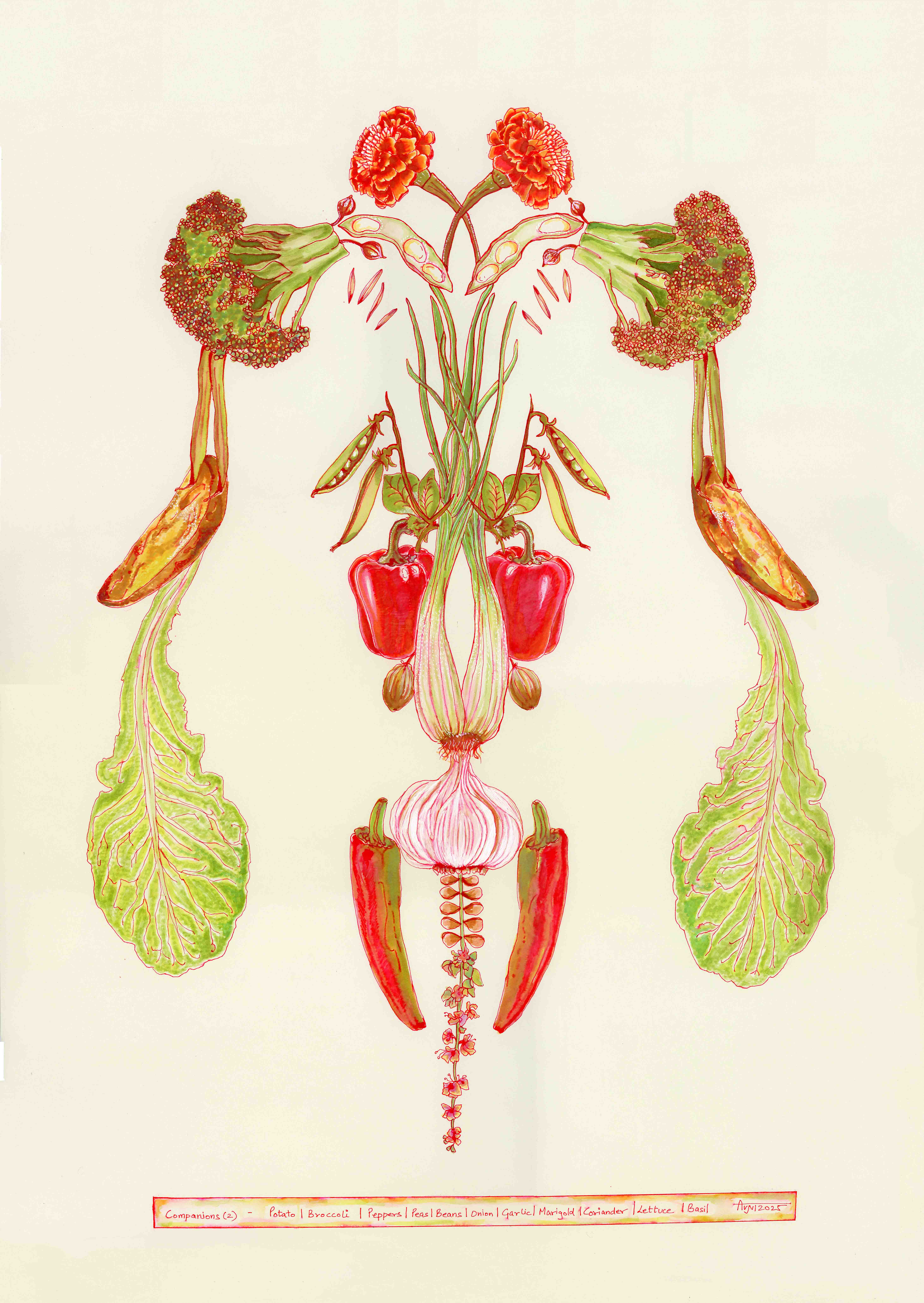 herd of sheep on road painting