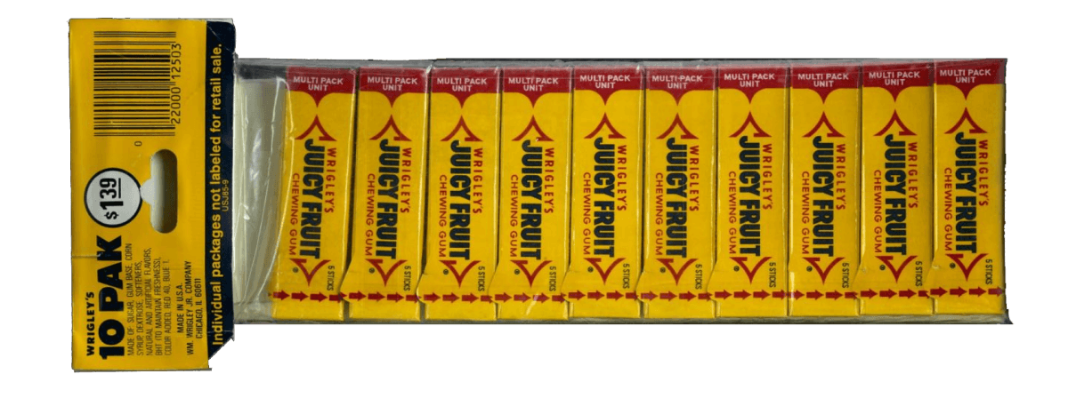 Wrigley's Juicy Fruit chewing gum