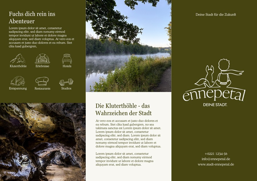 Flyer für die Stadt Ennepetal.