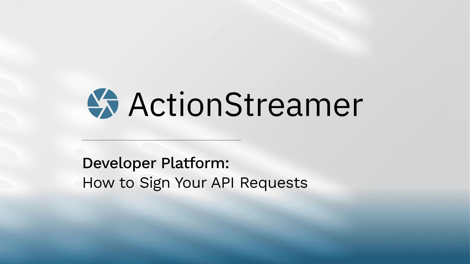 How to Sign Your API Requests