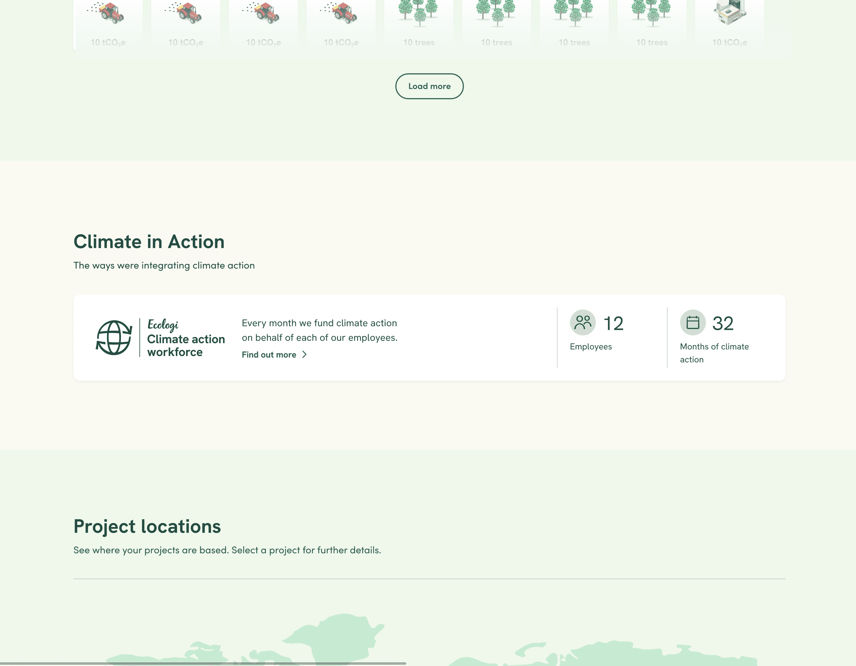 Contribute to nature based restoration
