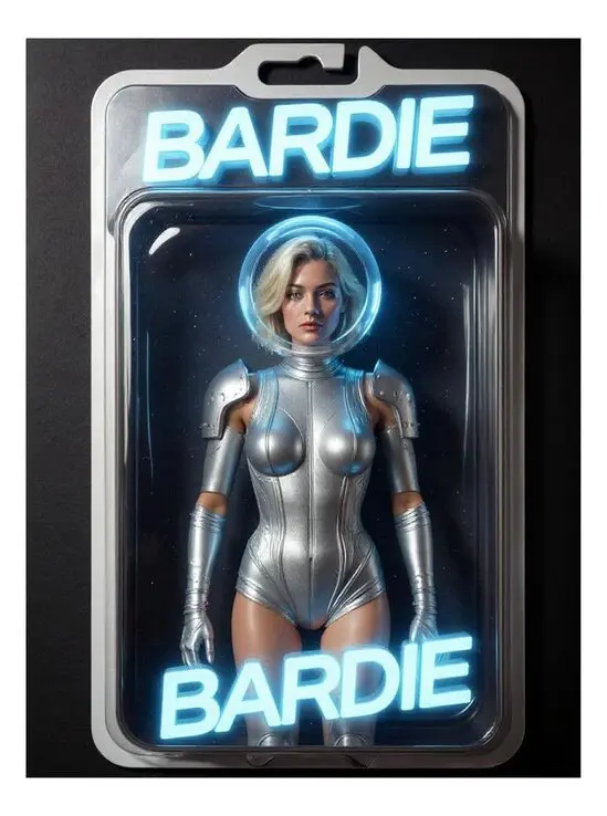 ai bratz doll generator space doll in NASA suit and gear.