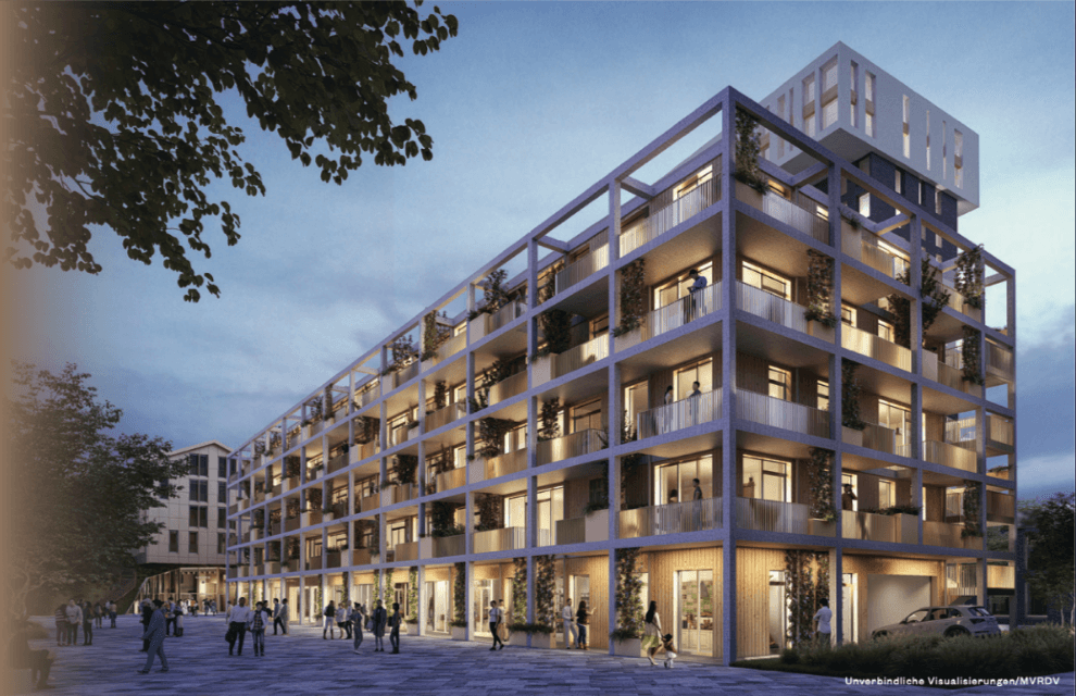 a white modern house