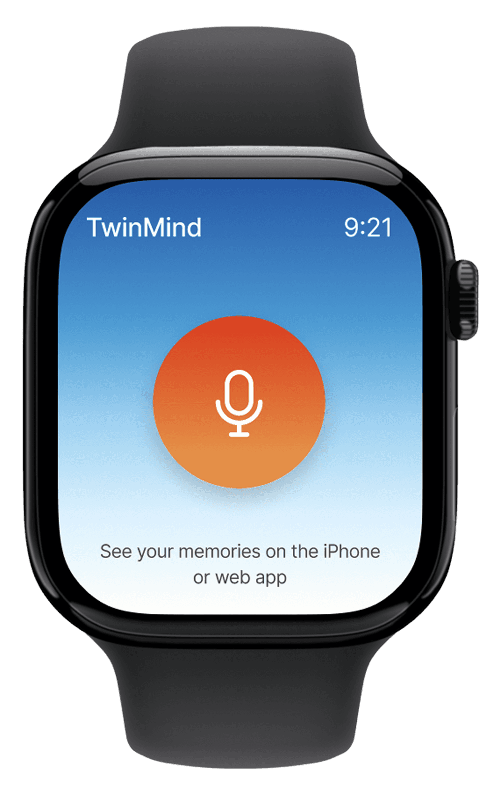 Apple Watch showing TwinMind