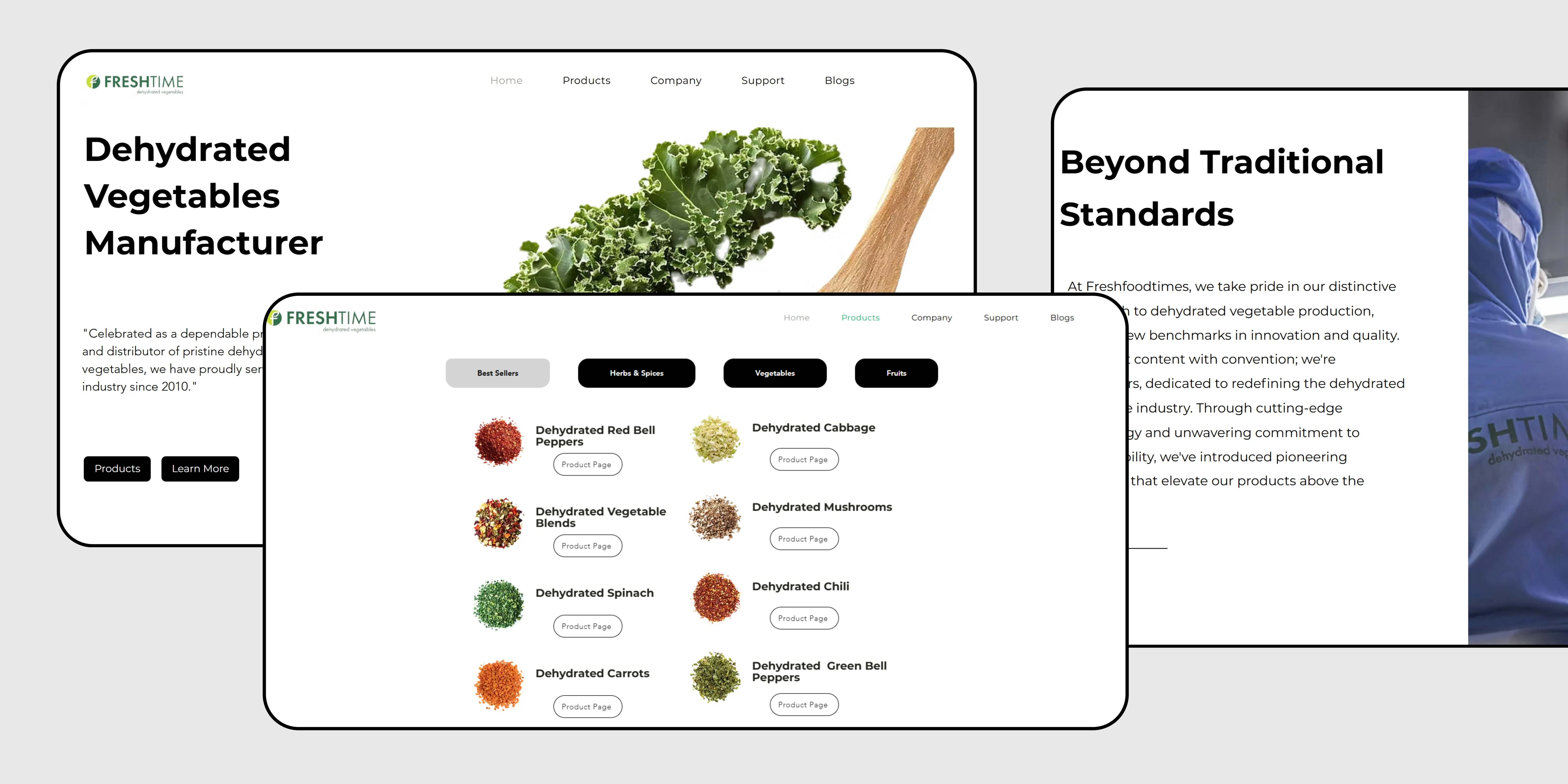 Custom B2B website design and development project for global market entry
