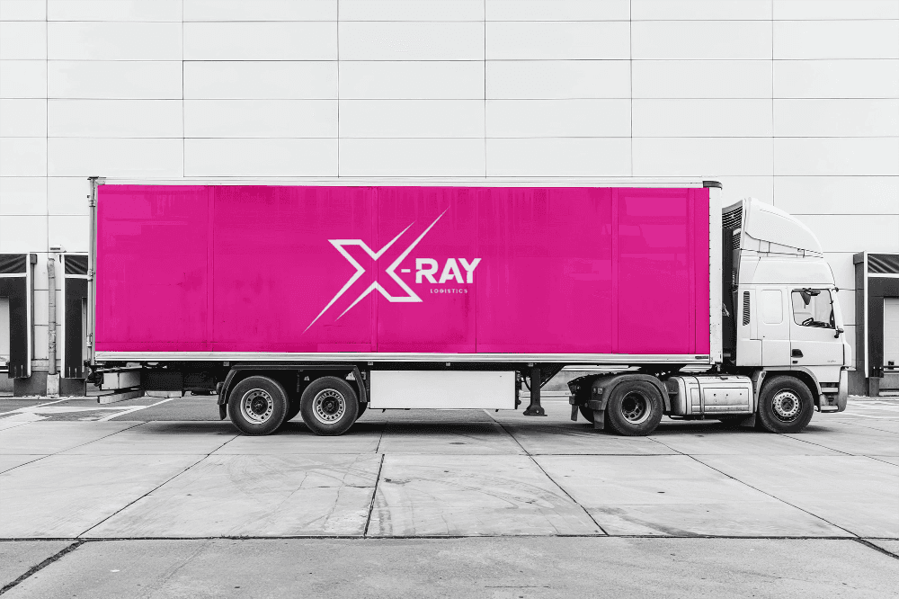 X-ray branded truck