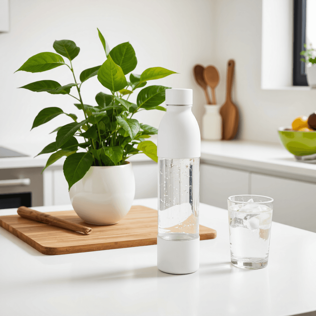 product photography of water bottle