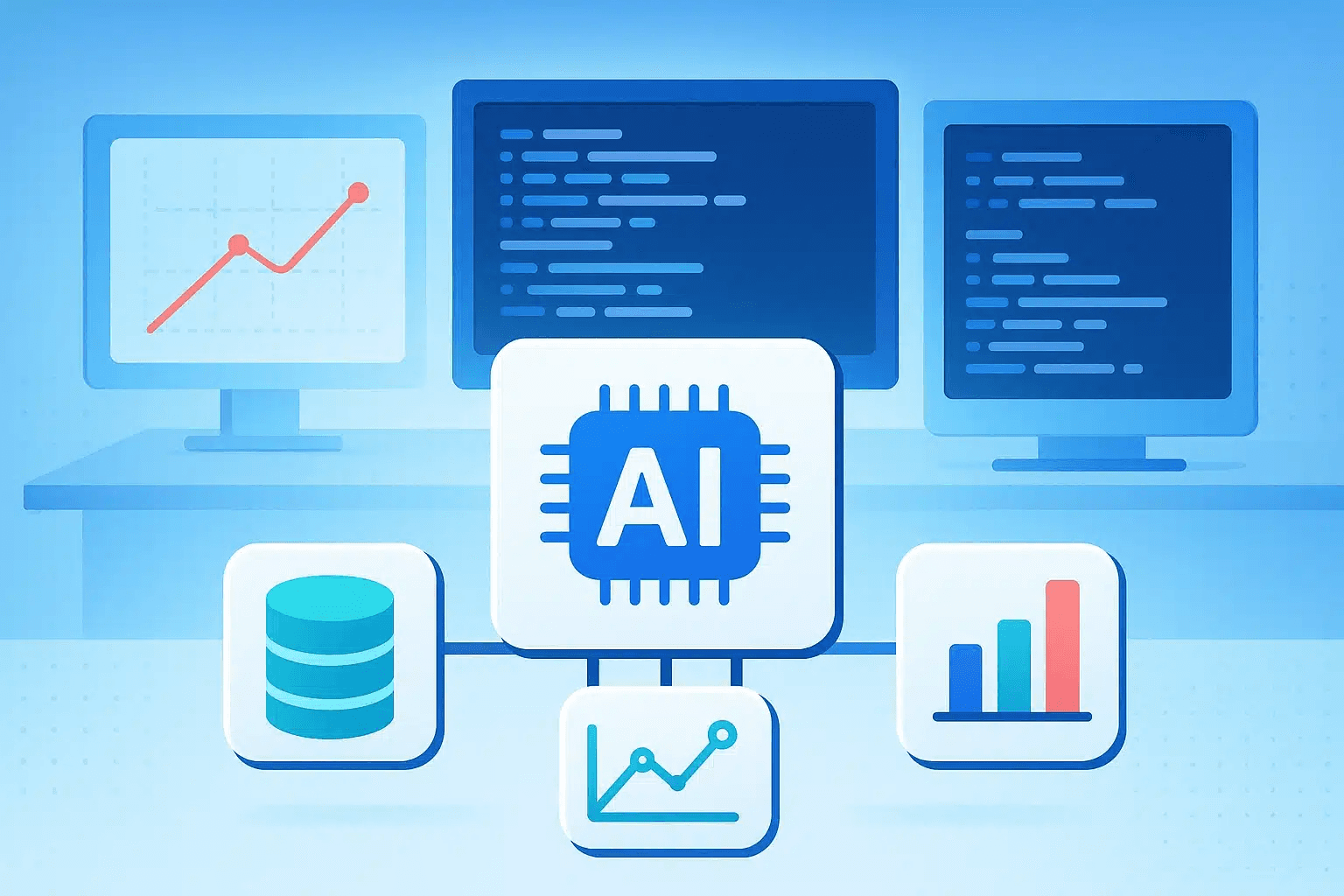AI processor connecting data and analytics - Google Sheets LangChain